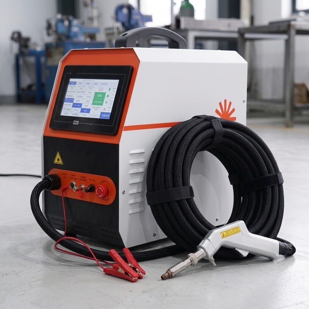 M&aacute;quina de Solda Laser Port&aacute;til 150A &mdash; Vista Principal